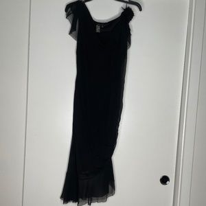 SILK BLACK BCBGMAXAZRIA